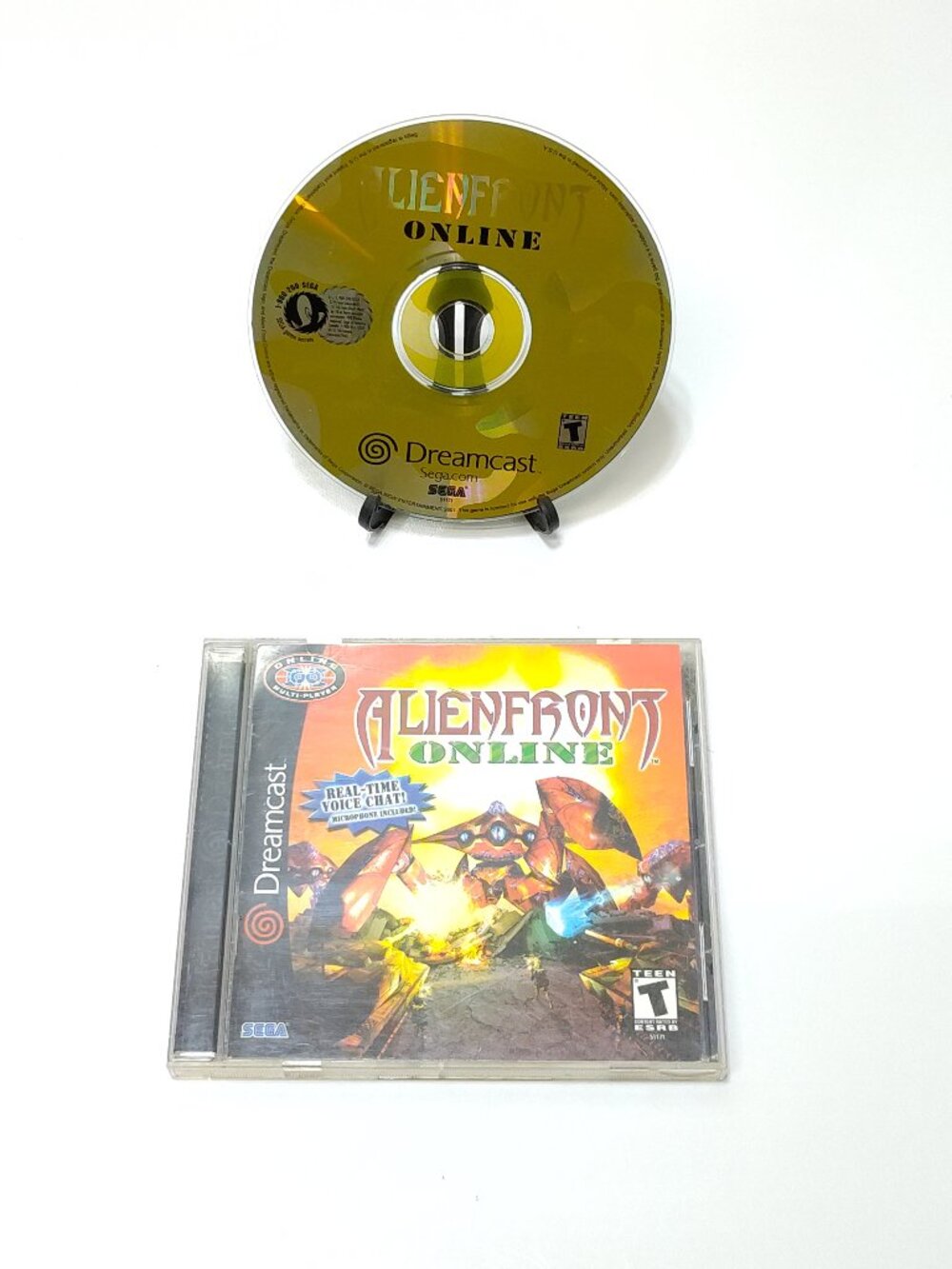 Sega Dreamcast Alien Front Online Retro Sci-Fi Arcade Tank Combat Game CIB OS